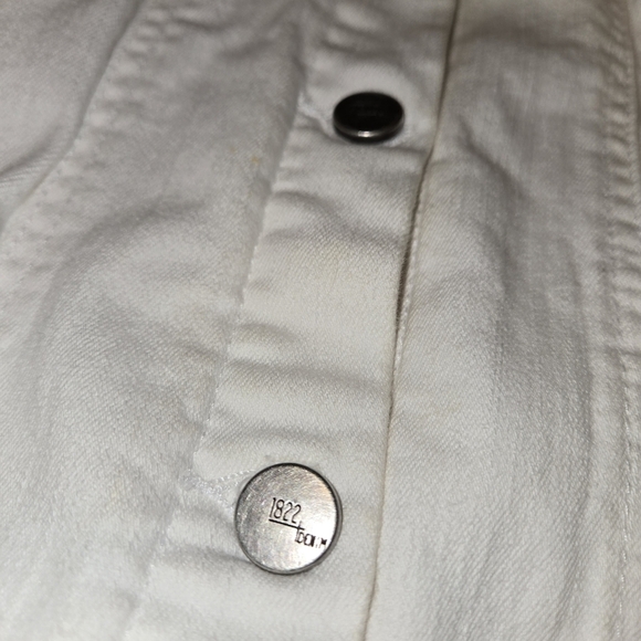 1822 Denim White Jacket – Size Medium #010 - Picture 7 of 8
